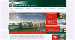 Desktop Screenshot of kuestenimmobilien.com