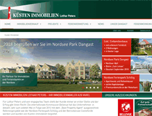 Tablet Screenshot of kuestenimmobilien.com